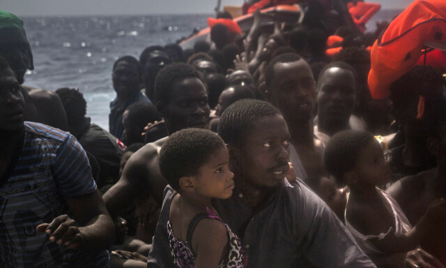 image: Italia vil sende krigsskip mot Libya for å stoppe menneskesmuglerne